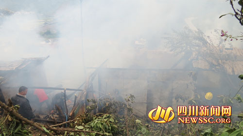 瀘州一養殖場起火 古藺消防滅火3小時