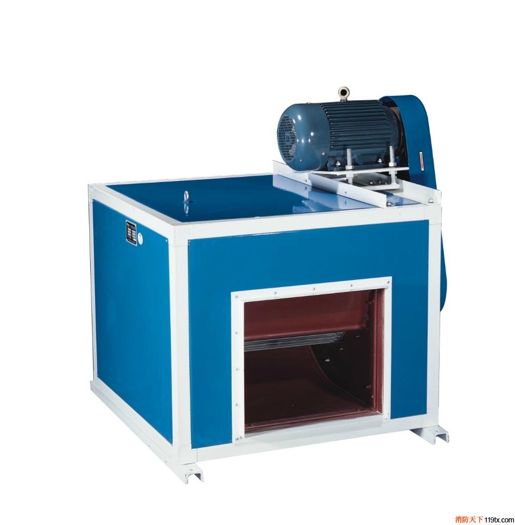 供應HTFC(DT)系列低噪聲消防兩用風機箱、消防排風柜